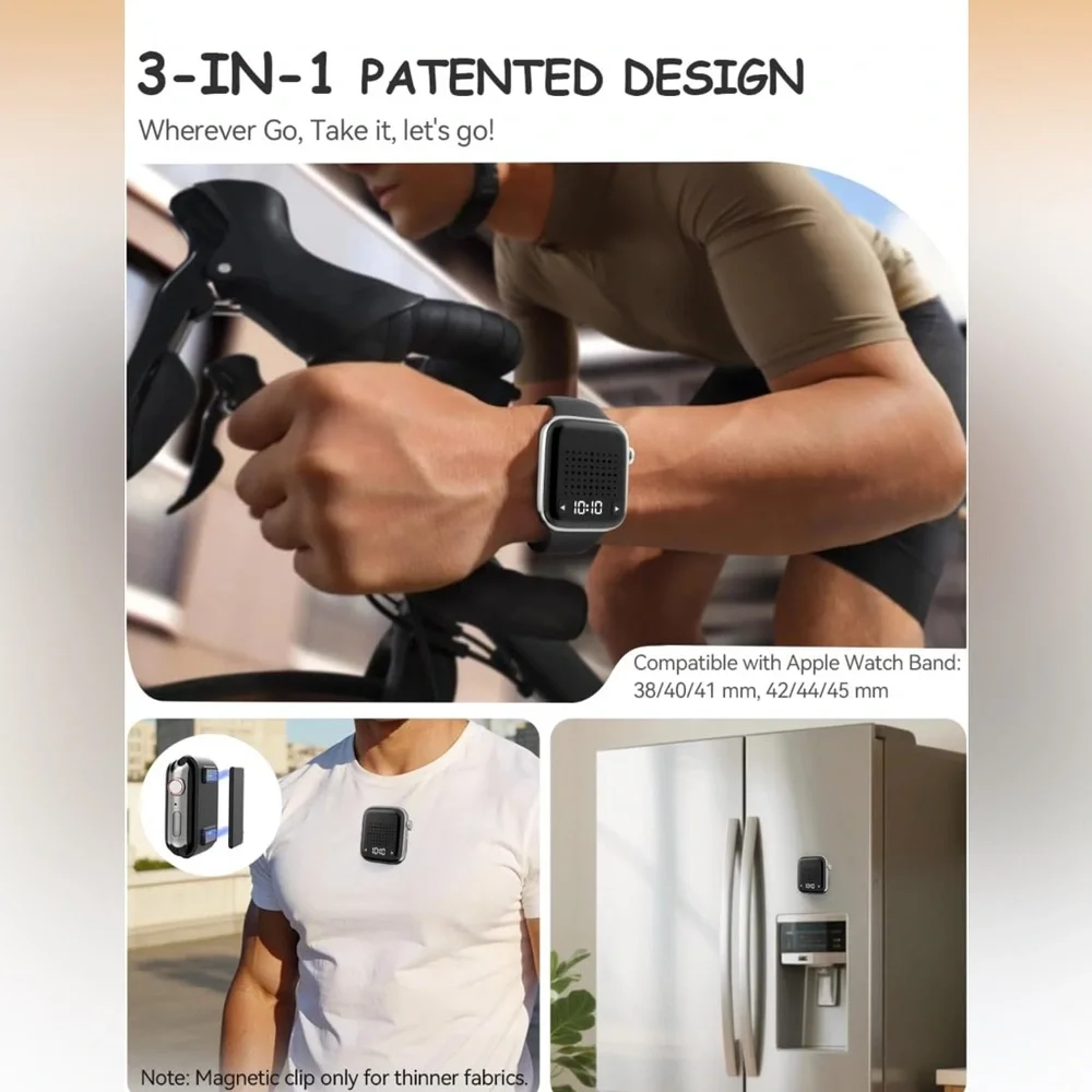 💜 OHLPRO Wearable Wrist Bluetooth Speaker with Magnetic Clip On - NWT